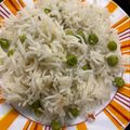 Durreshahwar Khan's cooksnap of when they made Peas Pulao / Matar pulao.