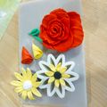 Saima Majid's cooksnap of when they made Two-style fondant rose.