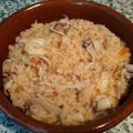 El cooksnap de Merce Rodriguez Merayo cuando hizo Arroz meloso con chipirones y langostinos.