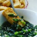 Cooksnap của Pi Ha khi họ làm theo món Đậu phụ chiên tẩm hành