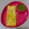 Falguni Shah's cooksnap of when they made ચણા ના લોટ ના પુડલા (Chana Lot Pudla Recipe In Gujarati).