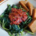 Cooksnap dari indriya untuk resep Kangkung Brambang Asem