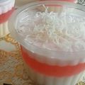 Cooksnap dari mimiaaqilah untuk resep Puding Busa Pandan Vla Keju