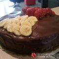 Cooksnap από nenak στη συνταγή Τούρτα τριπλής σοκολάτας με κροκάν