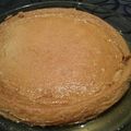 El cooksnap de Romina Ramos cuando hizo Tarta de queso al microondas.