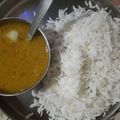 Honey jain का कुकस्नैप जब उन्होंने स्टीम चावल और दाल (steam chawal aur dal recipe in Hindi) बनाया था।