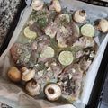 El cooksnap de Alex Cotul cuando hizo Filetes de contramuslo de pavo con calabacín al horno.