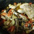 El cooksnap de alba cuando hizo Muslitos de pollo asados con tomatitos y champiñones.