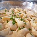 El cooksnap de annasbdster cuando hizo Galets en salsa Parmesana.