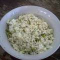 Cooksnap dari Reni Susanto untuk resep steamed green fried rice with tofu *edisi bocah*