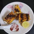 HEMA OZA's cooksnap of when they made શેકેલો મકાઈ (Shekelo Makai Recipe In Gujarati).
