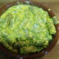 El cooksnap de David Barbera cuando hizo Salchichas con nata para cocinar y champiñones.