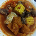 El cooksnap de Lucia Martinez fachal cuando hizo Carbonada Criolla.