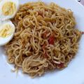Owino Silvester's cooksnap of when they made Cooked Indomie and Boiled eggs with Avocado.