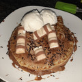 El cooksnap de Isa Roldan cuando hizo Tarta de creps con kinder.