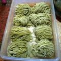 Cooksnap dari Trisna untuk resep 55. Mie Bayam Homemade Ekonomis