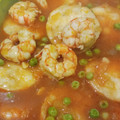 El cooksnap de Luisa Hurtado cuando hizo Medallones de merluza en salsa con gambas 🐟🍤.