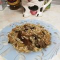 El cooksnap de Ramón Moreno González cuando hizo Arroz con berenjenas, champiñones y setas 🍚.