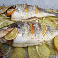 El cooksnap de mamisara cuando hizo Dorada al horno con guarnición 🐟🌻.