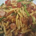 kimberly.missbossy's cooksnap of when they made Turkey Sausage Pasta.