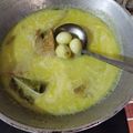 Cooksnap dari Riska Indah Cahyani untuk resep 🥚Sayur tahu telur ayam+telur puyuh bumbu kuning