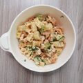 Cooksnap dari Elisha Chan untuk resep Creamy Macaroni and salmon (MPASI 1th+)