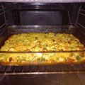 El cooksnap de Marcela Larrosa cuando hizo Pastel de brócoli y pollo.