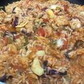 El cooksnap de Carlos Torres cuando hizo Paella de marisco gallego del chiringuito “O Laño”.