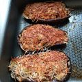 El cooksnap de Ana Barco cuando hizo Berenjenas rellenas de carne 🥩.