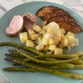El cooksnap de Sonia Muñoz Kirchhoff cuando hizo Solomillo de cerdo al horno a baja temperatura con verduritas.
