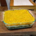 El cooksnap de Anabella D'Angelo cuando hizo Budín Tricolor - Soufflé tricolor.