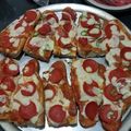 El cooksnap de Elizabeth Gómez cuando hizo Pizzas de pan caseras.