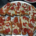 El cooksnap de Elizabeth Gómez cuando hizo Pizzas de pan caseras.