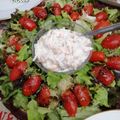 Cooksnap από dcroula στη συνταγή Σαλάτα χριστουγεννιάτικο στεφάνι