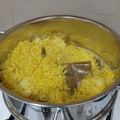 Cooksnap dari ekitchen untuk resep Nasi Kuning Bumbu Racik Ayam