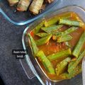 Cooksnap Rad Bilayati semasa beliau membuat Asam Rebus Bendi.