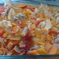 El cooksnap de Angeles cuando hizo Pollo en escabeche.