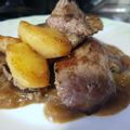 El cooksnap de Lara Aragon " El SARAO DE LARA" cuando hizo Secreto de cerdo ibérico con salsa de manzana.