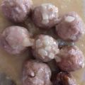 El cooksnap de Jonas Cobos cuando hizo Albóndigas rellenas de roquefort en salsa de Pedro Ximénez.