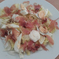 El cooksnap de Andreita cuando hizo Ensalada de queso de cabra y jamón serrano.
