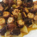 El cooksnap de Irene-Guirao cuando hizo Pulpo a la Gallega.