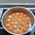 El cooksnap de Beatriz Garcia Romero cuando hizo Albóndigas en salsa de almendras.