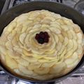 El cooksnap de Belén cuando hizo Kuchen de manzana con crema pastelera.