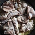 El cooksnap de Sonia cuando hizo Conejo en salsa.
