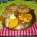 Nandita Mukherjee's cooksnap of when they made লুচি আর সাদা আলু(luchi are sada aloo recipe in Bengali).