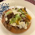 El cooksnap de Ana Angel cuando hizo Tostadas de alambre de res gratinado.