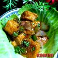 Kinkini Biswas's cooksnap of when they made ড্রাই চিলি পনির (Dry chili paneer recipe in bengali).
