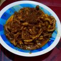 Cooksnap dari Niesha Thalita Iskandar untuk resep Tahu dan usus bumbu kacang