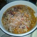 El cooksnap de Almendra Monica cuando hizo Paella de Mariscos.