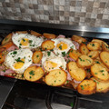 El cooksnap de MADRID ROSY cuando hizo Costillitas de cerdo a la riojana en Planchetta.